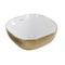 Whitehaus Sqr Above Mount Basin W/ An Embossed Exterior, Interior, And Center Drai WH71301-F25 - alternate 1
